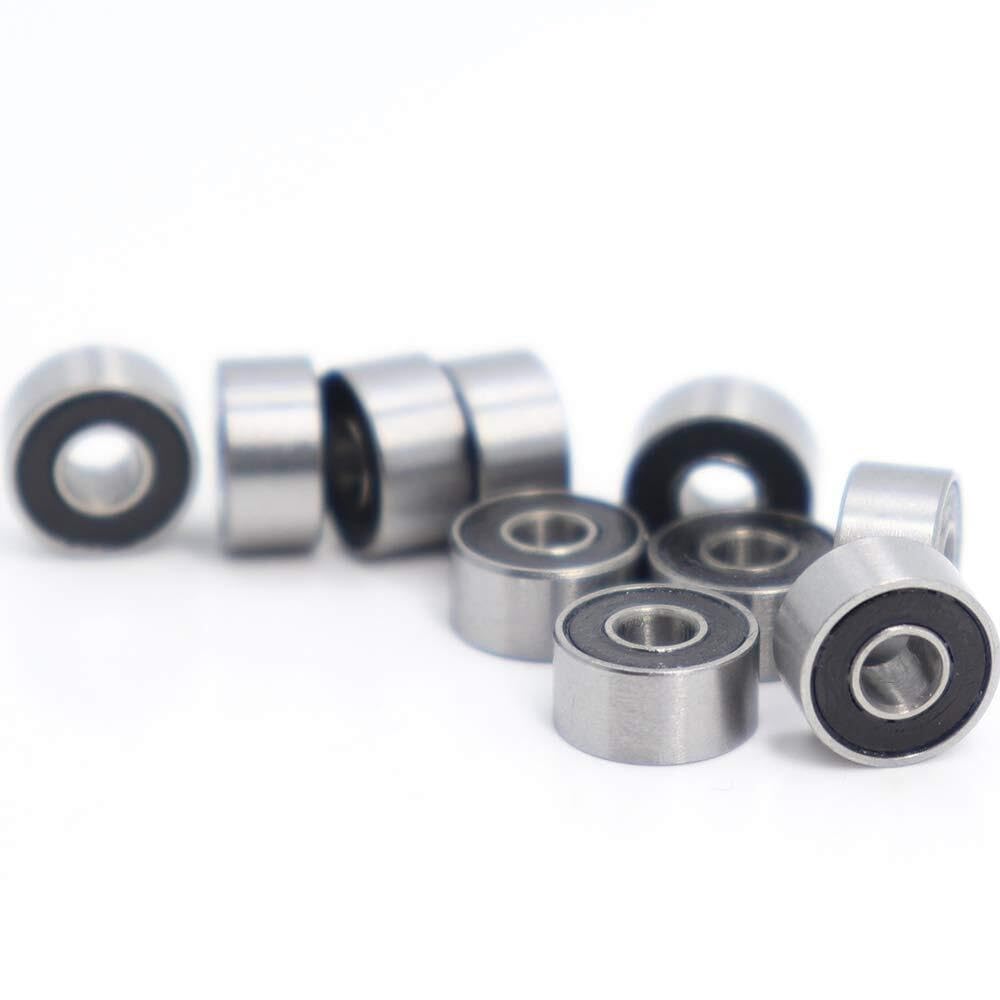 Zestawy naprawcze 693RS Kolorowe łożysko ABEC-3 (10 szt.) 3 * 8 * 4 mm do Hobby Electric RC Car Truck 693 RS 2RS Łożyska kulkowe 693-2RS Czarne uszczelnione