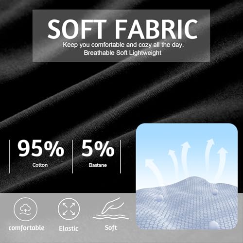 Mens Underwear Briefs Mens Cotton Boxer Briefs No Fly 3D Pouch Comfortable 4 Pack-6 Pack Small Medium Large2