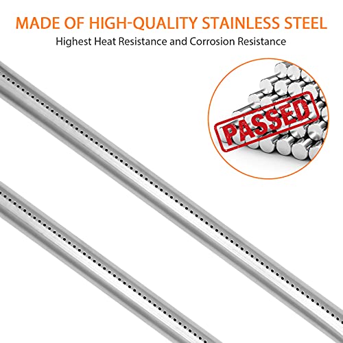 Image of DELSbbq 65032 60036 Burner Tube and Grill Ignitor Kit for Weber Q300, Q320, Q3000, Q3200, 404341, 57060001, 586002, Stainless Steel Grill Burner Tube Set Replacement for Weber Q Series