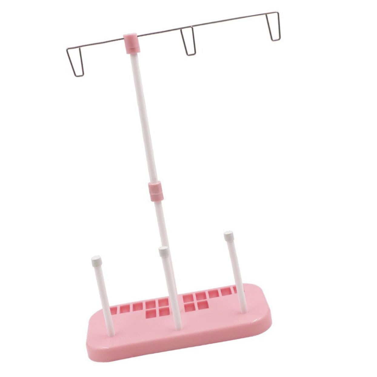 SHINEOFI 3 Pezzi Accessori per Macchine da Cucire Domestiche Supporto per Filo Ad ASSE Supporto per Macchina Overlock Supporto Bobine per Macchina da Cucire Bobine di Plastica E