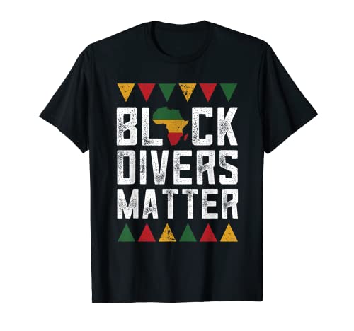Black Divers Matter Blm History Vêtements pour homme et femme T-Shirt