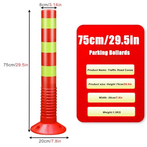 Poteau parking vert pour sécuriser les allées de jardin