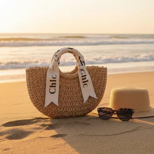 Bolso de papel artesanal vegano para mujer miniatura 5