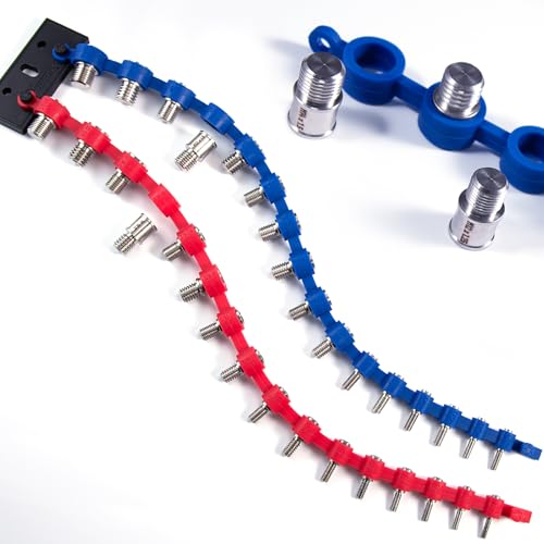 32 Pcs Detachable Nut and Bolt Thread Checker Flexible Silicone Loop