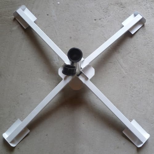 Soporte estable para sombrilla de jardín y patio con sistema plegable y base ajustable 7