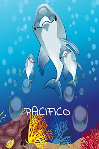 Pacifico - Notebook: Pacific Blue Soft Cover, / Book / Journal / Diary Gift, Size (6 x 9 - 120 pages)