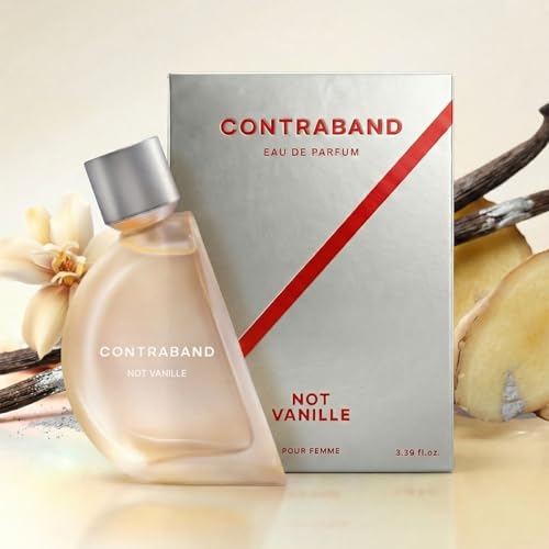 Image of Contraband Eau De Parfum - Not Vanille | Warm Vanilla, Sparkling Ginger & White Floral Notes | Long Lasting Spray Perfume For Women | 100 ml