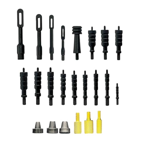 Portable Gun Cleaning Kit Under $10 - Essential Complete 23 Piece Compact Universal Starter Set for...