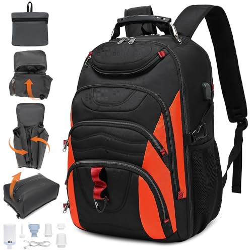 Boavan Vacuum Seal Backpack for Travel with Pump, 55L Large