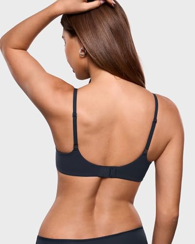 Image of INLYRIC Women's Inbarely Plus Plunge Bra - Unlined Underwire Sexy Demi Balconette Bras