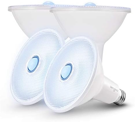 Sengled Motion Sensor Flood Lights Outdoor Dusk to Dawn Security Light Bulbs, E26 Base PAR38 Motion Activated 5000K Daylight, 1500LM, Waterproof LED Light Bulbs for indoor-outdoor, 4 Pack 4rd Gen