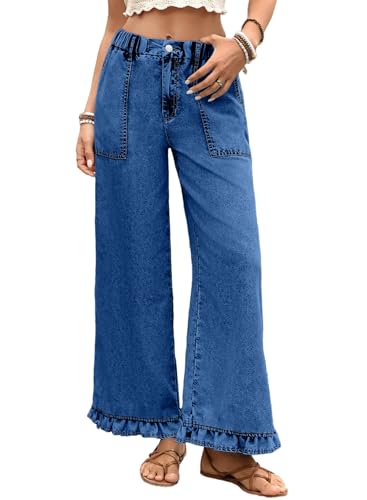 Best Lightweight Summer Jeans for Women Over 50 (2026): 11 Picks You Will Actually Live In 17 Astylish Summer 2026 Straight Leg Jeans for Women Elastic High Waisted Stretchy Denim Pants Casual Capris Baggy Jean Trousers with Big Pockets Sky Blue Size 10