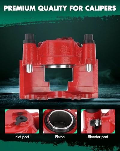 Image of SCITOO Front Left Brake Caliper Without Bracket 184300 Compatible For Cadillac 1990-1993 1997-2000 For Chevrolet 1988-2002 For Dodge 1994-1999 For GMC 1988-2002