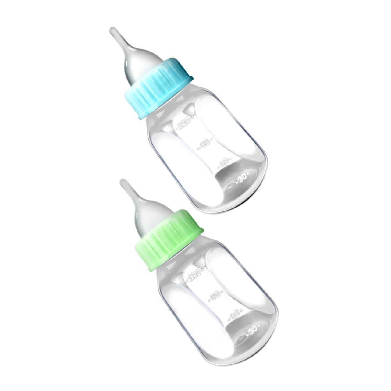CIYODO 1Set Pet Feeding Bottle for Kittens and Puppies Lightweight Plastic Pacifier Bottles for Easy Hand Feeding Convenient Scale Design for Animals