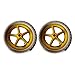 FytStycale 1 Pair Balance Bike Replacement Wheels Training Wheels Cycling Repairing 11 inch Maintenance Outdoors Sports Lightweight, Yellow
