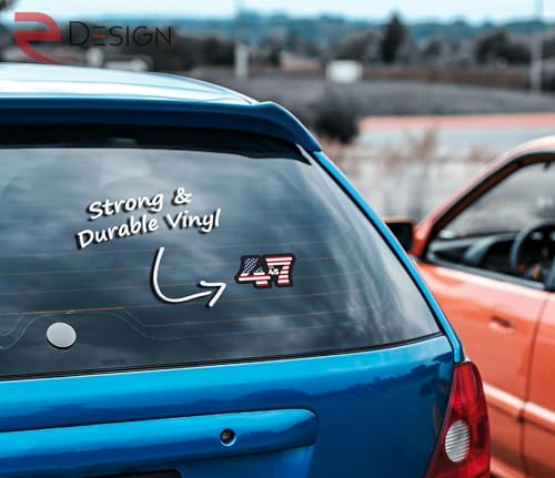 Image of Our 45 /47 President Sticker Decal - 5 Inches - for Car Truck Van Window Bumper Laptop Tablet Cup Tumbler Water Bottle and Any Smooth Surface 2-Pack