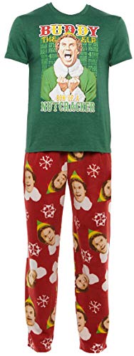 Buddy the Elf Son of a Nutcracker Boxed Pajama Set, Large Red