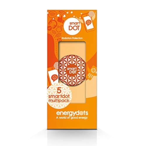 Energydots smartDOT EMF Stickers for Devices Support for Electro-Stress from Wireless Devices - EMF Blocker for Cell Phone Anti-Radiation Stickers