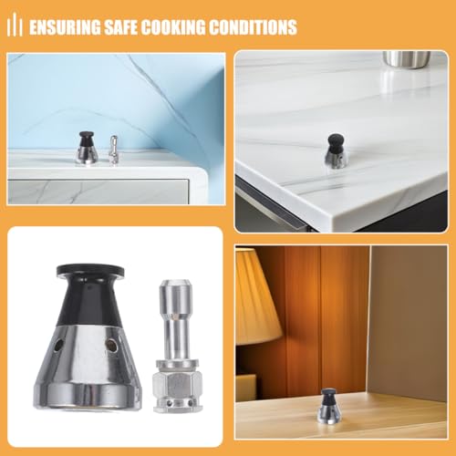 2 Sets de Válvulas de Seguridad para Ollas a Presión de Acero Inoxidable y Plástico con Varilla de Escape para Control de Presión y Piezas de Reemplazo miniatura 3