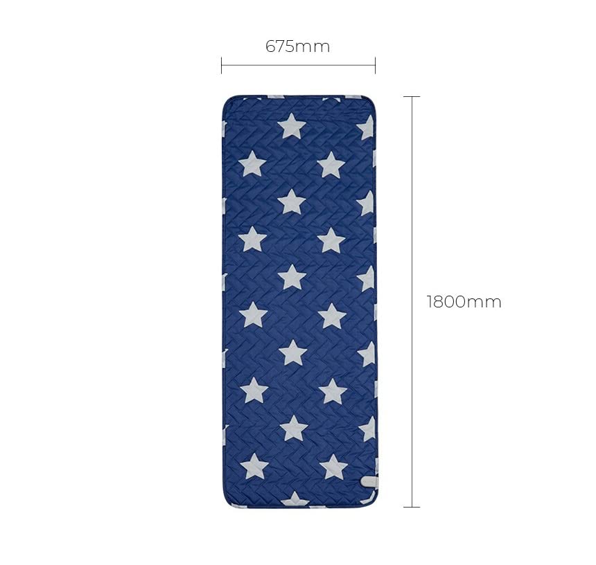 HanIl Blue and White Stars Electric Heating Mat Electric Warming Mattress Pad with Temperature Controller (Small Size)