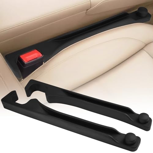 PARAROSE Car Seat Gap Filler Set of 2,Multifunctional Car Gap Filler Organizer Storages Phone Key Avoids Things Falling,Car Seat Accessories,Universal Fit for Most Cars