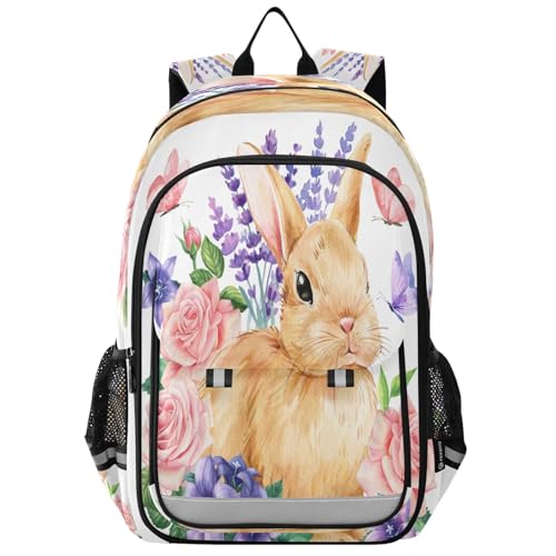 Sac à dos ordinateur portable enfants lapin pour soulager le dos au lycée et en voyage