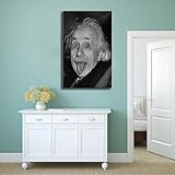 saedba Albert Einstein Canvas Poster Bedroom Decor Landscape Office Room Decor Gift 16x24inch(40x60cm) - Image 4