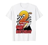 19PXCR00013A-001 Disney Pixar Cars Lightning McQueen 2nd Birthday Peel Out T-Shirt