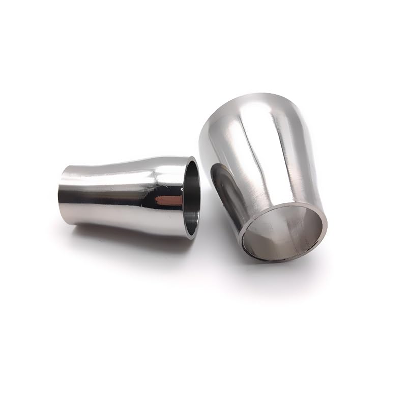 Accesorio de tubería de Soldadura con Reductor concéntrico de Acero Inoxidable SS304 de 19 mm a 38 mm