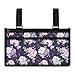 Viuacagoru Rose Wheelchair Storage Bag Universal Fit Wheelchair Bag Portable Adults Wheel Chair Armrest Accessories Pouch with Pockets for Power Walkers, Rollators, Seniors