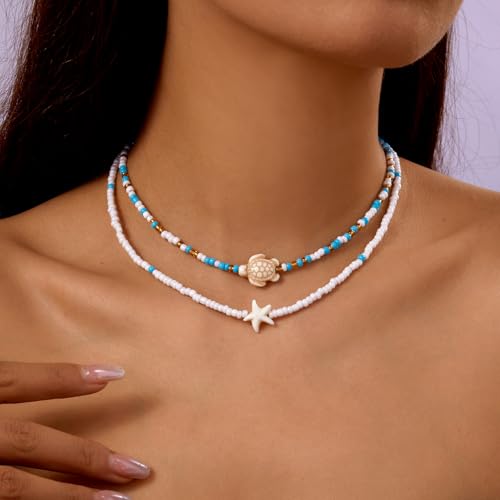 Collier à breloques en perles BELLA-Bee : l'élégance de la chaîne empilable - 2