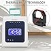 OFFNOVA Thermal Time Clock for Employees Small Business, No Ink Ribbons or Network Needed, in/Out Time Attendance Machine with 50 Time Cards