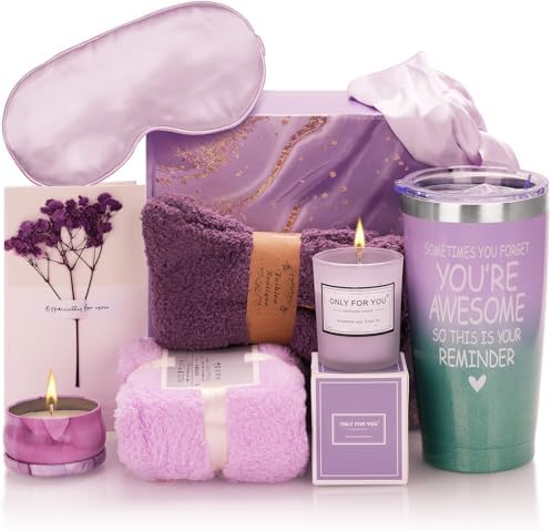 Original Gift for Women – Thermos Mug and Scented Candles – Birth...