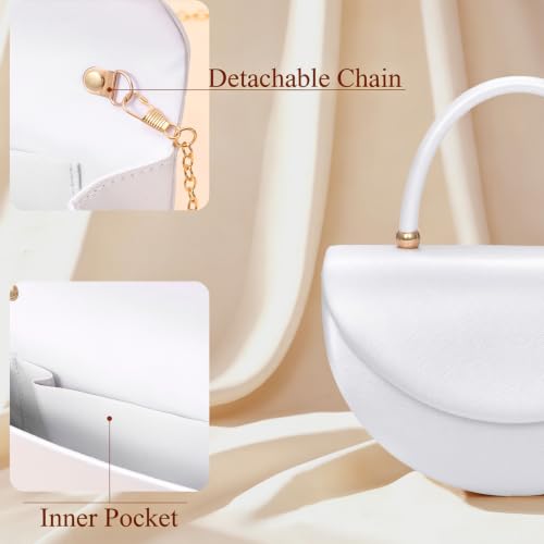 Image of Clutch Purses for Women Formal Evening Bag with Detachable Chain Women's Evening Handbags for Wedding Party