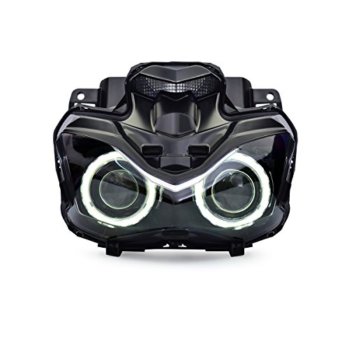 KT Full LED Headlight Assembly For Kawasaki Z900 Z400 Z650 2020 White