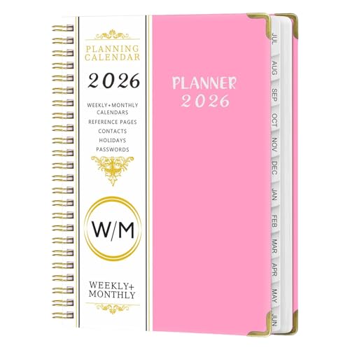 YAMAGW XPW[ 2026N1n܂A5TCY蒠 L VXe蒠 vi[ }X[&EB[N[  ԊǗm[g rWlX n[hJo[ 25×16cm EB[N[vi[ dL^ XPW[ (sN)