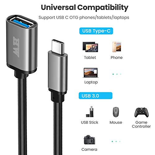 USB C to USB Adapter(2 Pack),USB-C to USB 3.0 Adapter,USB Type-C to USB,Thunderbolt 3 to USB Female Adapter OTG for MacBook Pro2019,MacBook Air 2020,iPad Pro 2020,More Type-C Devices