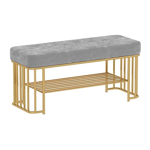 Banc à chaussures avec rangement idéal pour une chambre ou un salon rangé