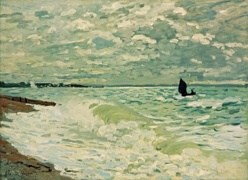 Affiche Sainte Adresse Claude Monet, un poster d'art vintage élégant de 60x90cm.