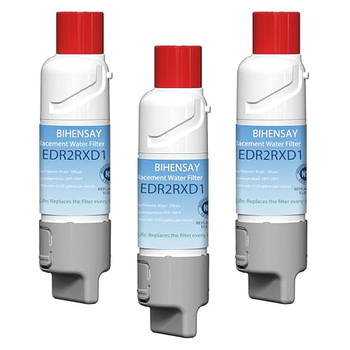 3-Pack W10413645A Replacement Water Filter for EDR2RXD1 Filter/Kenmore 469082/9082/ P8WB2L/ P6RFWB2