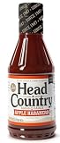 Head Country Apple Habanero BBQ Sauce | Sweet Apple & Spicy Habanero Championship Barbecue Sauce For Chicken, Pulled Pork & Ribs | 20 Ounce Bottle