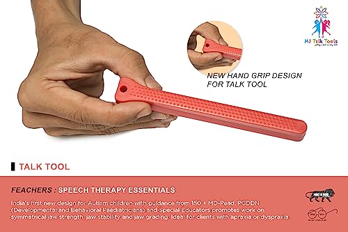Image of Jaw Grading Bite Blocks for Speech Therapy (Red, Pack of 2) - Reusable & Durable Oral Motor Tool