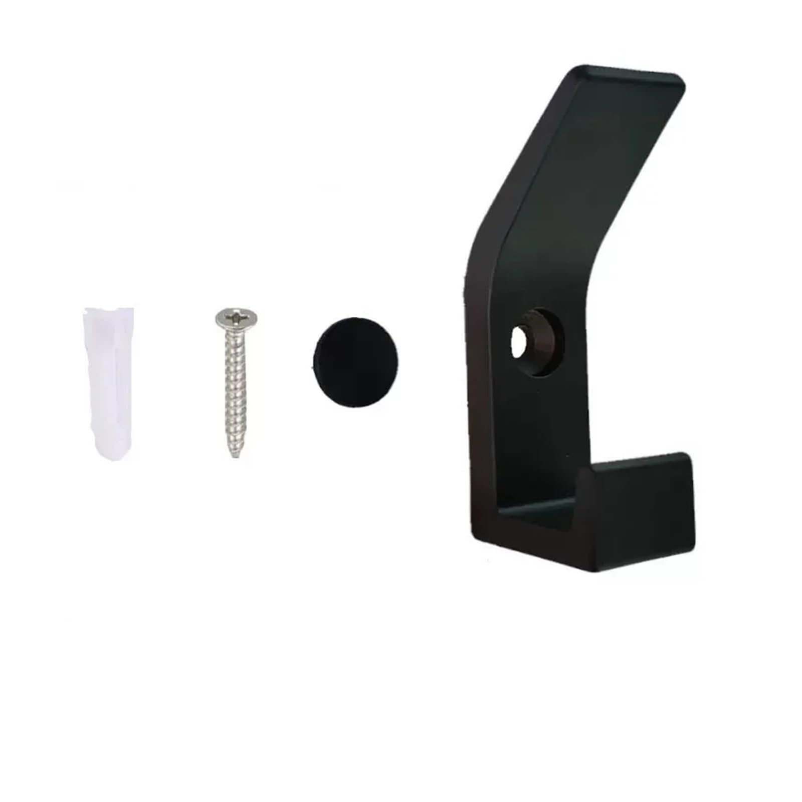 Dsfvervd Black-Screw Coat Hook Robe Hook Hooks For Hanging Wall Mounted Coat Rack(,8Pcs)