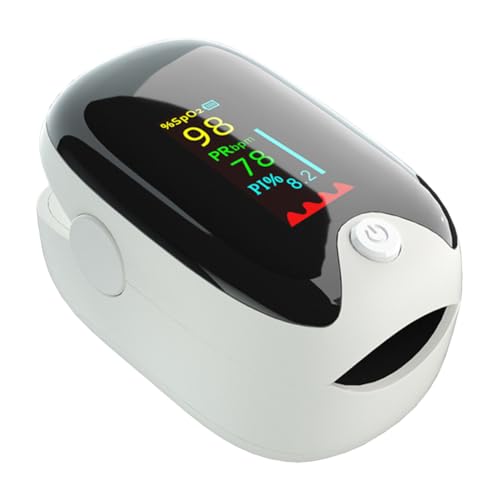 Lovehomily Oxímetro de Pulso Profesional para Dedo, Oxímetros Digitales con Pantalla LED, Oxímetro No Invasivo para Actividades en Casa y al Aire Libre ()