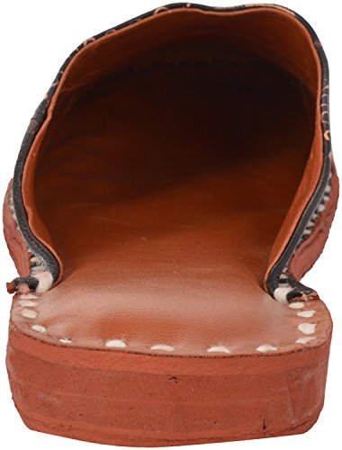 Image of Girls' Black Leather Jutties