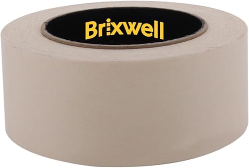 Miniatura 8 de Brixwell 48 rollos de cinta adhesiva de uso general de grado profesional de 3 pulgadas x 60 yardas, fabricada en los Estados Unidos