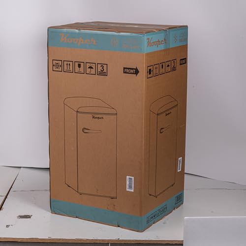 Frigorifero Vintage Monoporta 100 L 44,9X48,3X88,2 Cm, Avorio, Kooper - 2