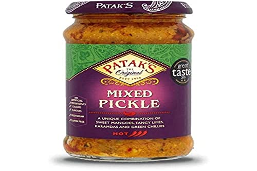 Pataks- Lime Pickle Limetten-Pickle 283 Gr Schärfe Medium