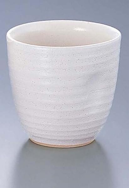 作中川自然坊絵唐津窯変焼酎杯共箱 栞 希少作☆中川自然坊☆刷毛目唐津