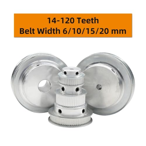Poulie de transmission GT2 35 dents alésage 4-10mm pour courroie d'imprimante 3D - 6